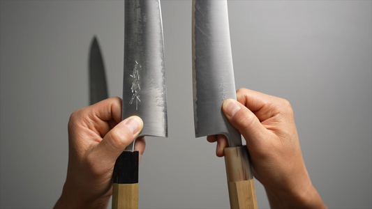 stainless steel vs carbon steel gyuto chef knife