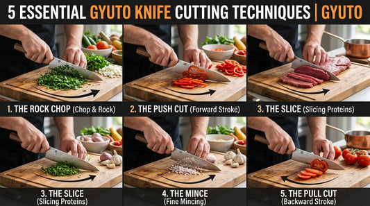 5 Essential Cutting Techniques for Your Gyuto Knife