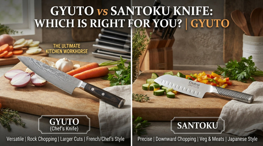 Gyuto vs. Santoku: Which Japanese Chef's Knife is Right for You?