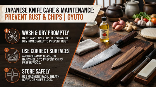 How to Care for Your Japanese Knife: Cleaning & Maintenance Tips