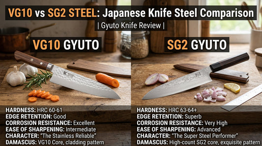 VG-10 vs. SG2 Steel: Choosing Your Premium Core Steel