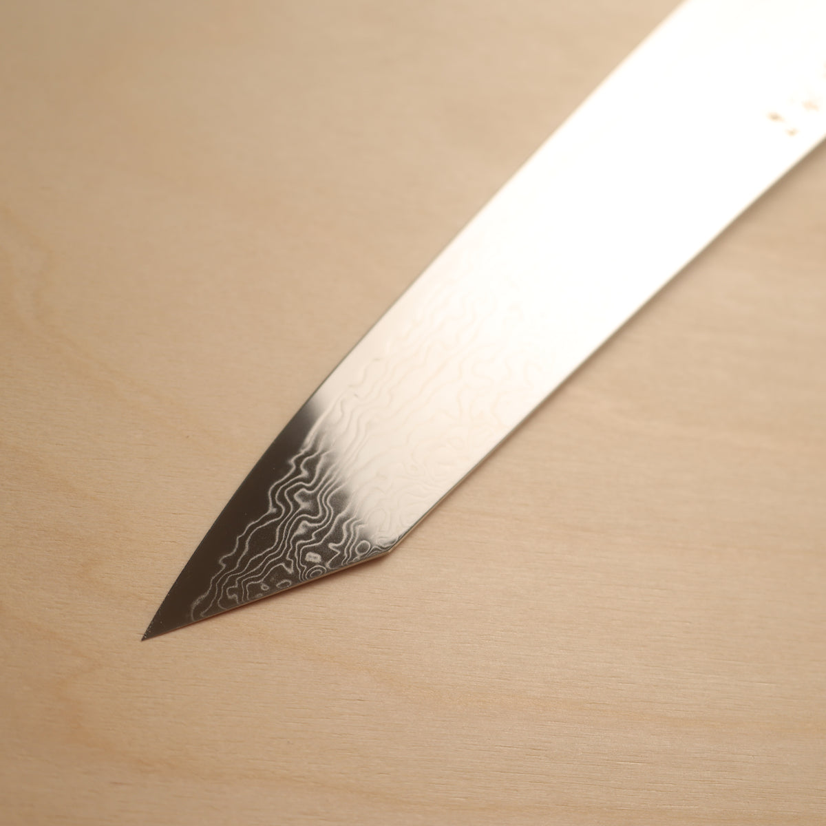 Hatsukokoro Ryuhyo SG2 Damascus Migaki Kiritsuke Gyuto 240mm Olive wood handle