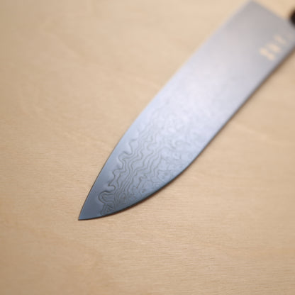 Hatsukokoro Ryuhyo SG2 Blue Coating Damascus Gyuto 210mm - Olive Wood Handle