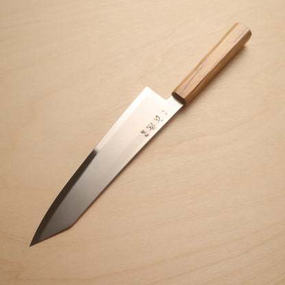Hatsukokoro Kaijin Blue #2 Stainless Clad Kiritsuke Gyuto 210mm - Olive Wood Handle