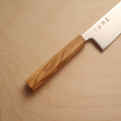 Hatsukokoro Hikari SLD Stainless Clad Gyuto 210mm - Olive Wood Handle
