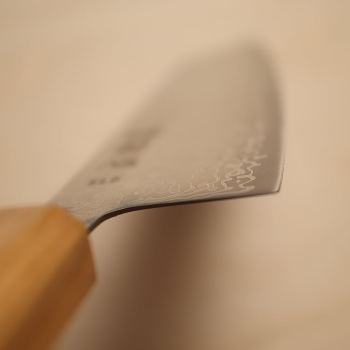 Hatsukokoro Hikari SLD Stainless Clad Kiritsuke Santoku 170mm - Olive Wood Handle