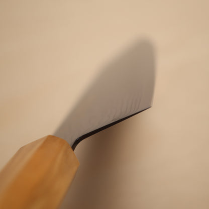 Hatsukokoro SG2 Blue Coating Damascus Bunka 180mm - Olive Wood Handle