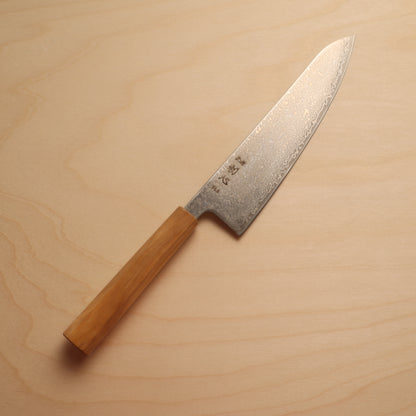 Hatsukokoro Hikari SLD Stainless Clad Gyuto 210mm - Olive Wood Handle