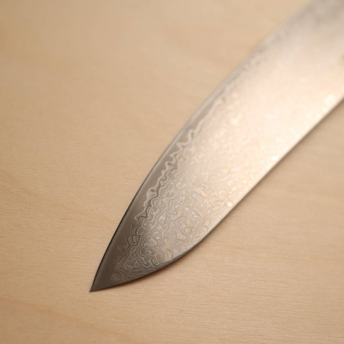 Hatsukokoro Hikari SLD Stainless Clad Gyuto 210mm - Olive Wood Handle