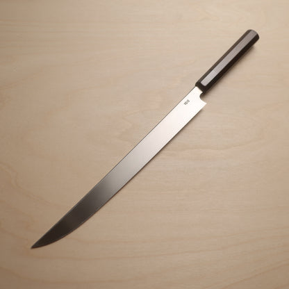 Akazawa Arashi VG10 Kyomen Tsurugi Yanagiba 300mm - Ebony Handle