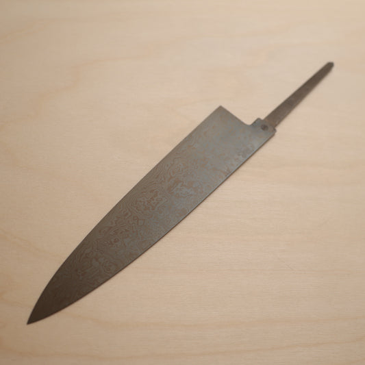 Shoichi Hashimoto Shirogami #1 Honyaki Damascus Gyuto 240mm - Blade Only
