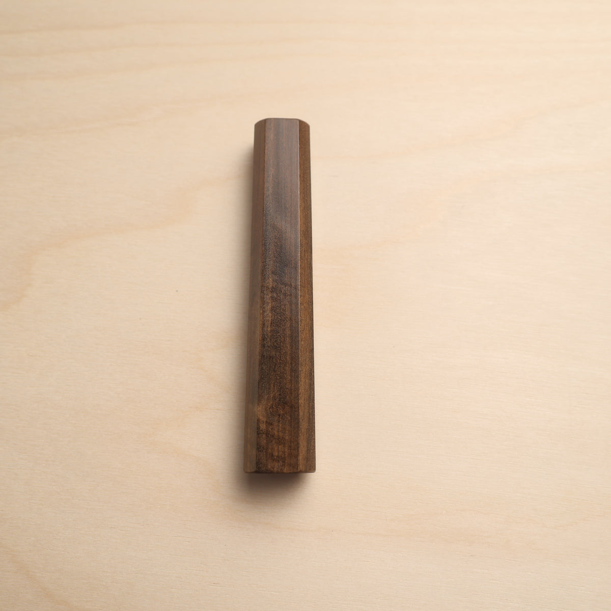 Handmade Octagonal Wa-Handle 130mm - Solid Bubinga Wood (Mono-Construction)