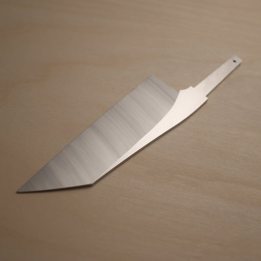 Burrfection CPM MagnaCut 170mm Bare Blade Blank - Tall Bunka / Kiritsuke Profile
