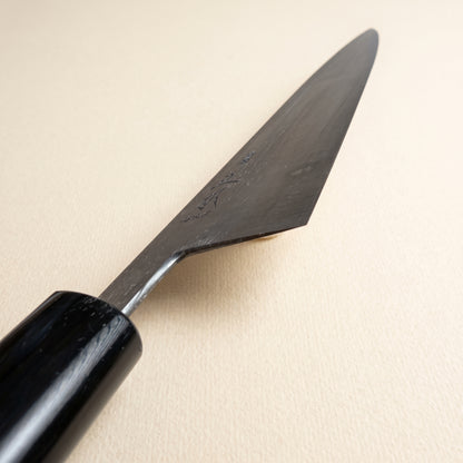 Masamoto KS3124 240mm White Steel Gyuto knife profile view