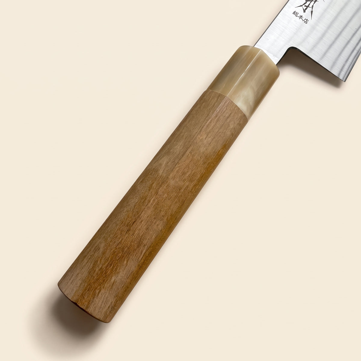 Masamoto KS3124 magnolia handle and blonde buffalo horn ferrule