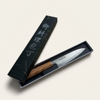 Hatsukokoro Hikari 130mm utility petty in original box for gyuto.com product gallery